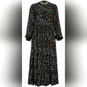 Sanctuary Sloan Prairie Maxi Dress Women's Size 2 Floral Print Boho Multi Color